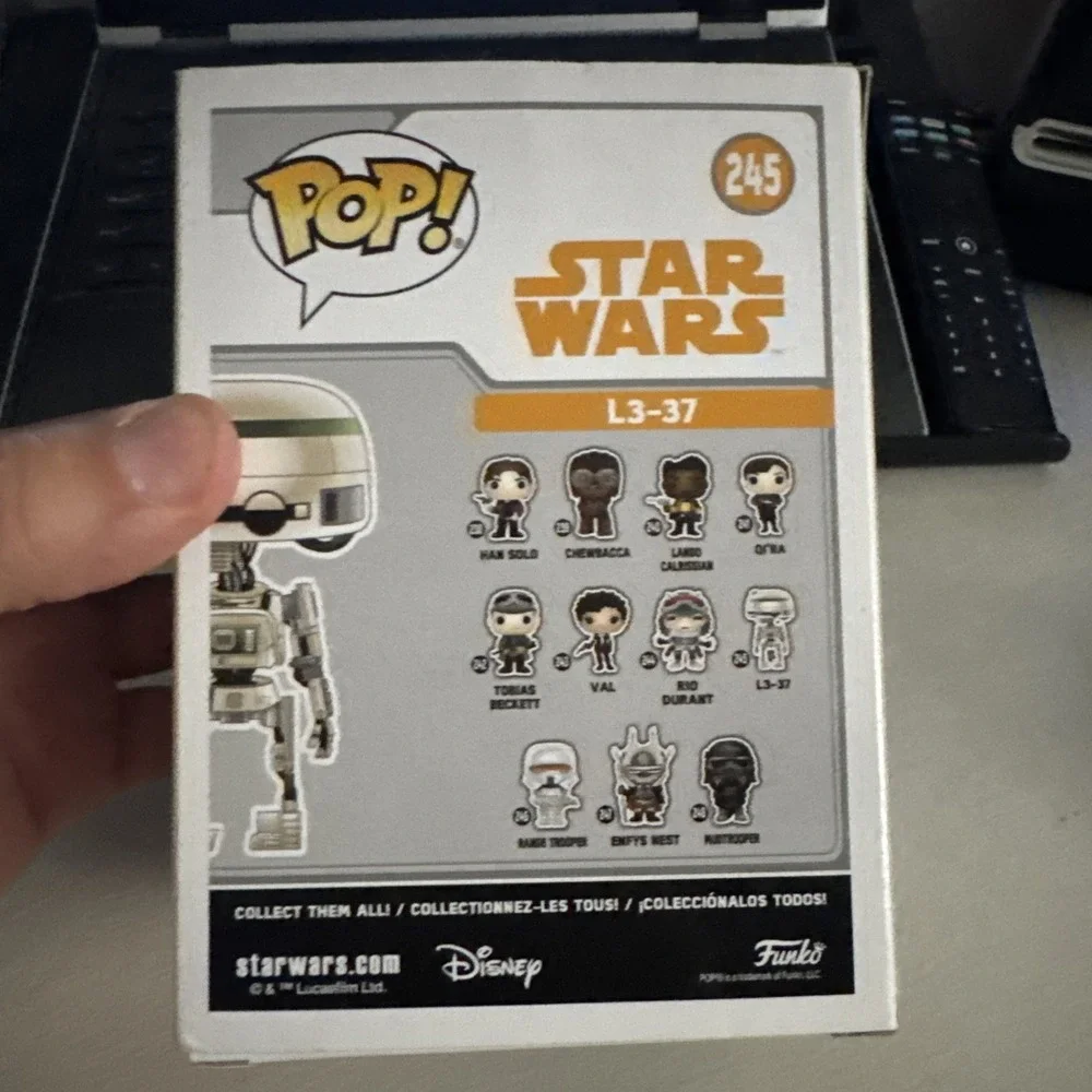 Star Wars Funko POP Solo A Star Wars Story 245 L3-37 Vinyl Bobble Head Vaulted